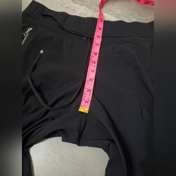 Raffaello Rossi Jogger Candy Stretch Pant. Black. Size 10 US. 28" Inseam. - Picture 4 of 13